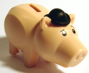 LEGO Minifigure-Pig - 'Hamm' as Evil Dr (Toy Story)-Toy Story-HAMM2-Creative Brick Builders